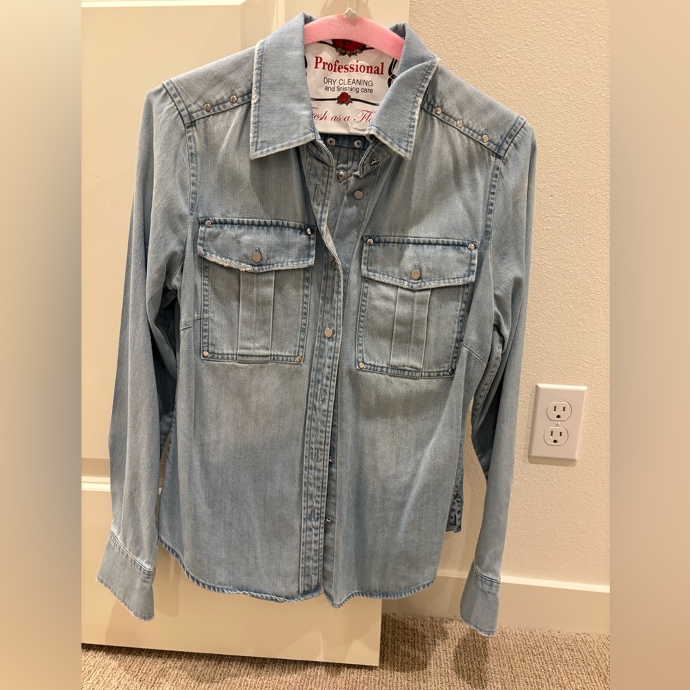 Pre-owned Frame western style Denim Button Up Top